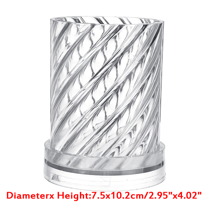 DIY Candle Molds Spiral Stripes Cylinder Handmade Soap Mould Craft Making Tool