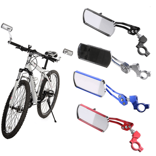 BIKIGHT 360° Rotation Bike Bicycle Mirror Reflective Safety Cycling Handlebar Rearview Mirror