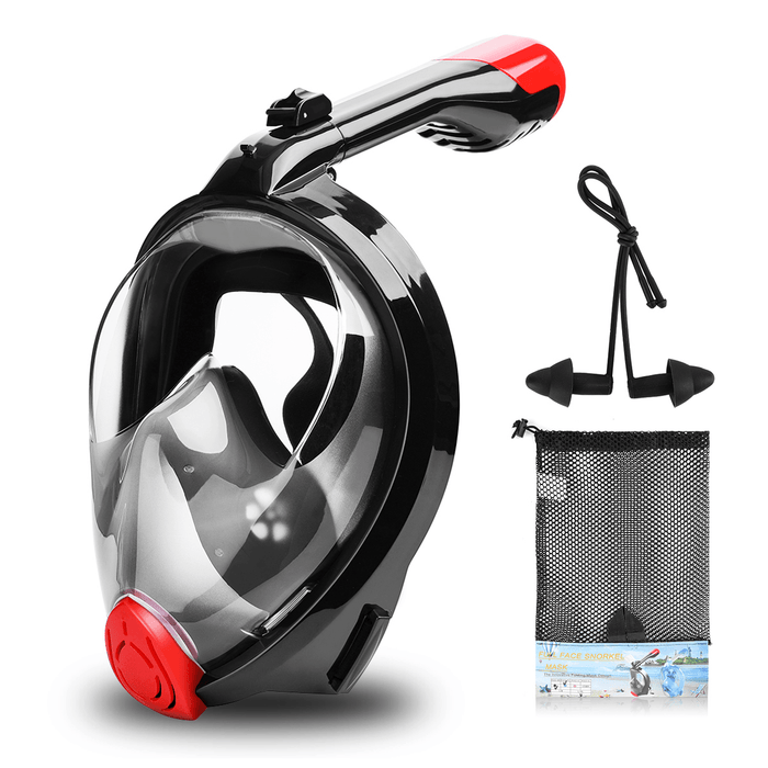 Full Face Snorkeling Mask Underwater anti Fog Swim Diving Scuba Mask with Detachable Camera Holder