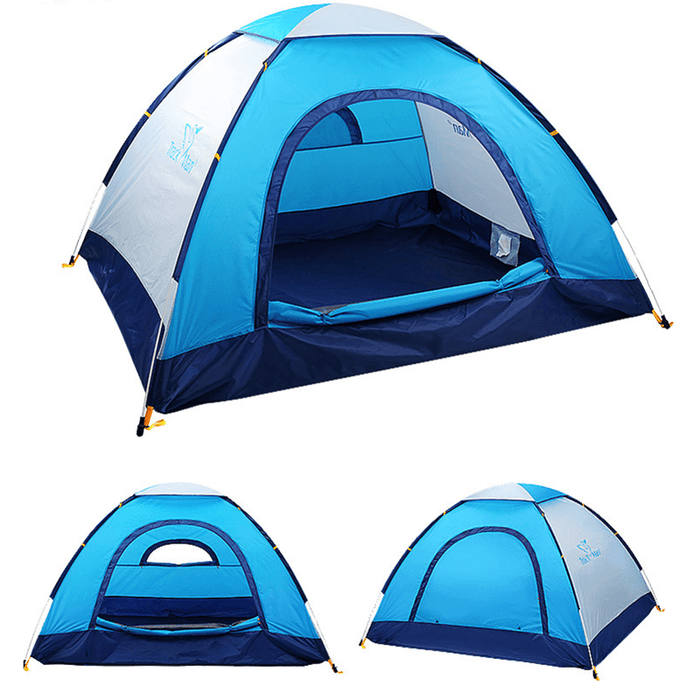 Trackman TM1113 3 Person Camping Tent Quick Automatic Opening Waterproof Hiking Picnic Season Tents