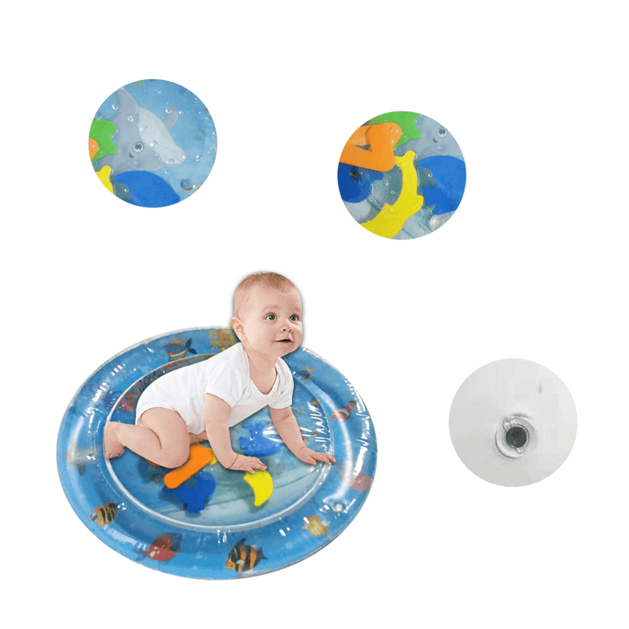 Inflatable Swimming Pool Water Play Mat Infants Toddlers Baby Swimming Air Mattress