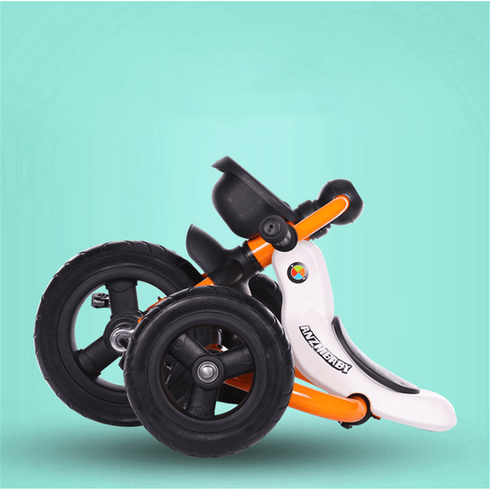 Folding Kids Tricycle Toddlers Bicycle Portable Exercise Trike for Boys Girls 55 Lbs Age 3-5 Years
