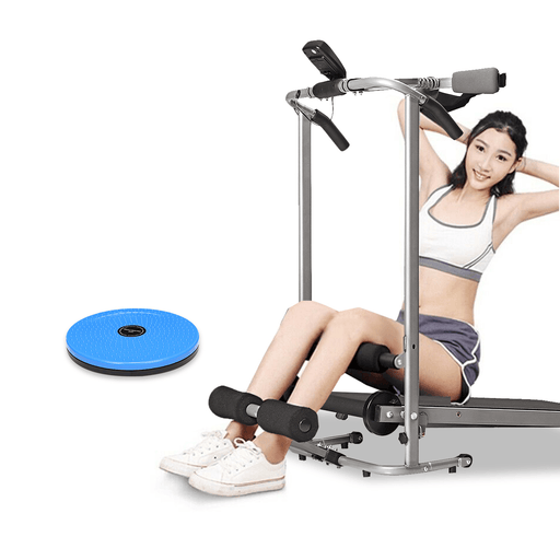 LCD Folding Treadmills Multifunctional Twisting Running Supine Massage Home Gym Fitness Exercise Equipment