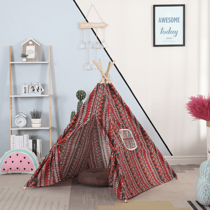 Indoor Foldable Teepee Kids Fun Portable Practice Trainer Tent Birthday Toys