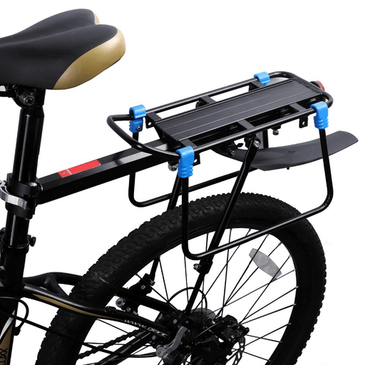 BIKIGHT MTB Bike Luggage Carrier Quick Release Adjustable Bike Rear Rack Bicycle Cargo Rack for 32Mm Seat Tube 75Kg Load