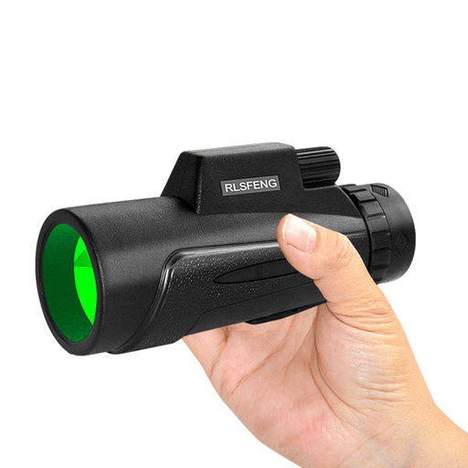 RLSFENG 12X50 HD Monocular 3-In-1 BAK4 Prism Waterproof Spotting Scope Infra-Red Night Vision Outdoor Camping