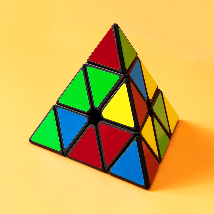 Deli 98X98X98Mm Mini Special-Shaped Pyramid Magic Cube Puzzle Science Education Toy Gift From