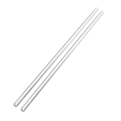 2Pcs 250Mm Glass Stirring Mixing Rod Stirrer Mixer Sticks Rods Laboratory Experiment Glassware