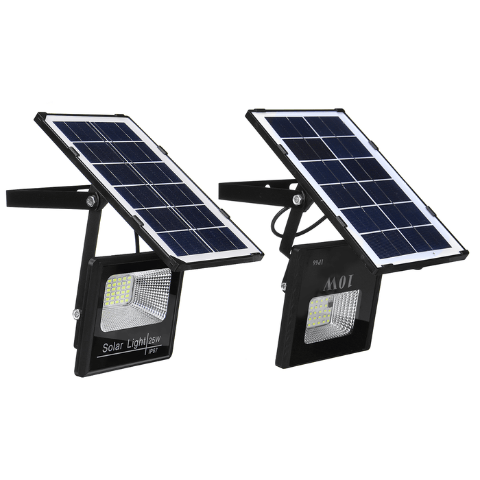 10/25W 23/36 LED Solar Flood Light Waterproof Security Wall Street Lamp for Outdoor Garden Courtyard with Remote Controller