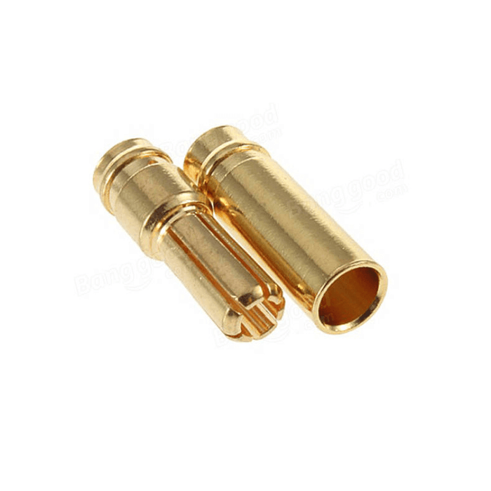 10Set EC5 Flame Retardant Male & Female Connectors Banana Head Plug for RC Lipo Battery