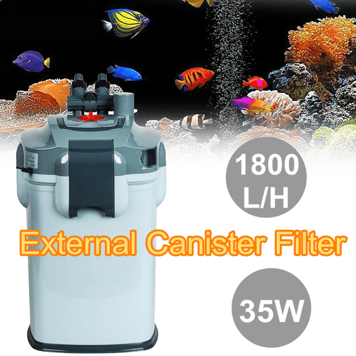 Biopro Aquarium External Canister Fish Tank Water Filter 1800 LPH + Aqua Sponge