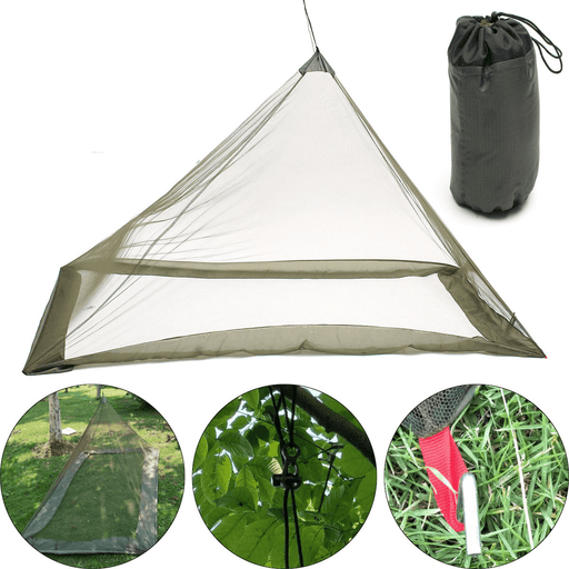 220X120X100Cm Foldable Camping Hiking Tent Bed Portable Triangle Anti-Mosquito Net