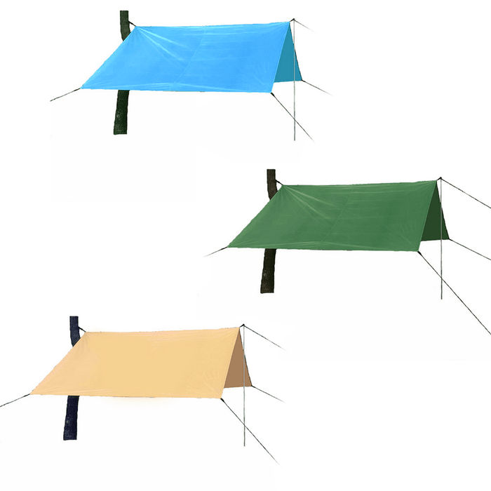 400X300Cm Outdoor Rainshed Sunshade Sky Curtain Camping Tent Tarp Camping Beach Picnic Sun Shelter Awning Tent