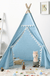 1.35M/1.6M /1.8M Large Cotton Canvas Kids Teepee Triangle Tent Children Indian Playhouse Pretend Play Tent Decoration Game House Boy Girls Gifts