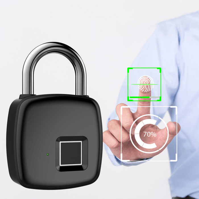 Anytek P30 Smart Fingerprint Lock 300Mah USB Charging 10 Sets Fingerprints Anti-Theft Lock