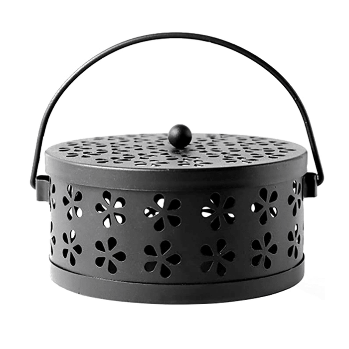 Ipree® Metal Mosquito Box Portable Mosquito Burner Fireproof and Anti-Scalding Outdoor Camping Home Incense Holder