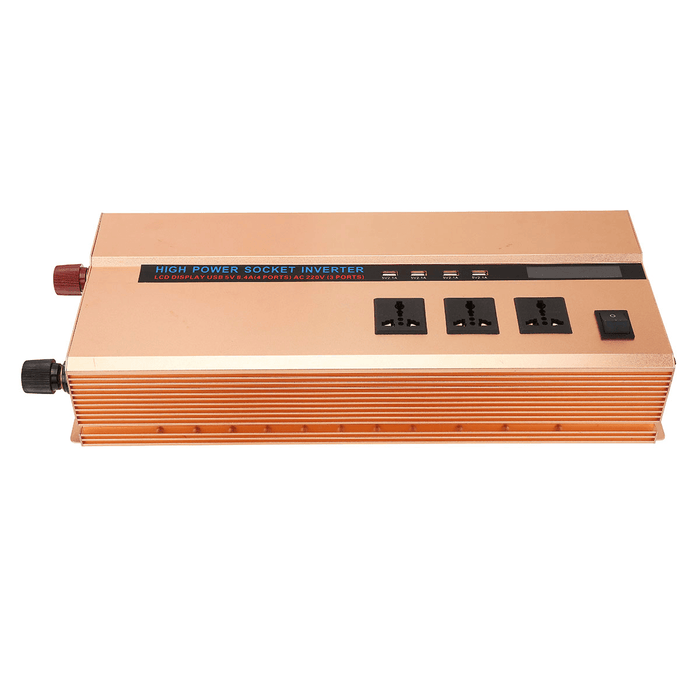 8000W Peak 3000W Modified Sine Wave Power Inverter 12V/24V to 220V 12V to 110V DC to AC Converter