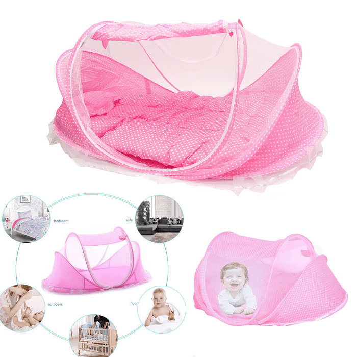 Baby Infant Portable Folding Travel Bed Crib Canopy Mosquito Net Tent