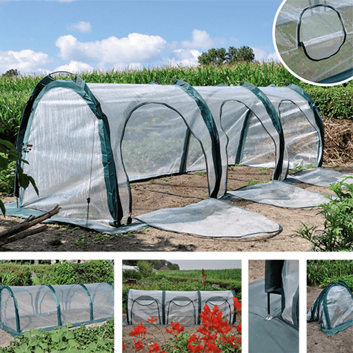 Waterproof PVC Garden Greenhouse Cover for Protecting Plants, Flowers, and Vegetables from Heat and Cold - 200x100x100cm