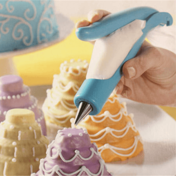 Pastry Icing Piping Bag Nozzle Tips Fondant Cake Sugar Craft Decorating Pen New Cake Decorating Tools for Kitchen Accessories