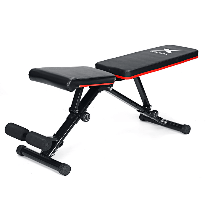 GEEMAX Adjustable Heavy Duty Folding Sit up Benches Abdominal Exercise Home Gym Fitness Equipment