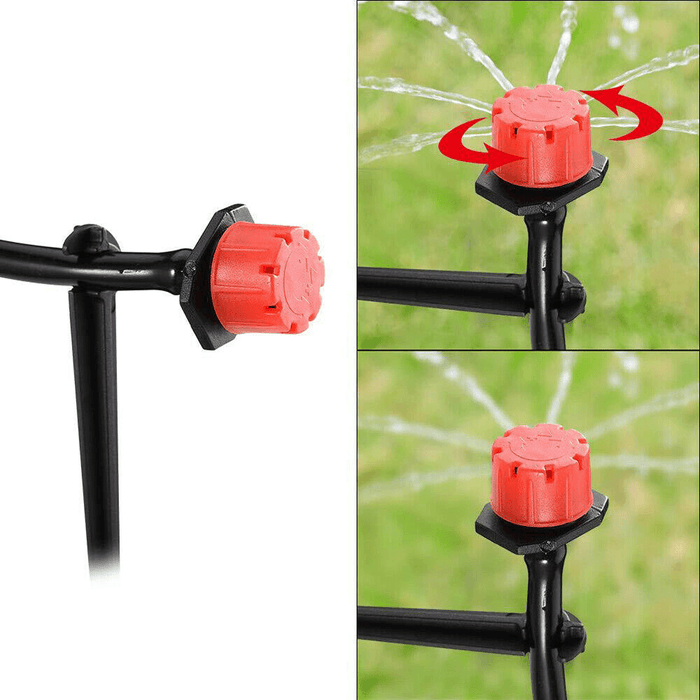 15M Garden Watering System Drip Irrigation Spray Nozzle Kit 165Pcs Micro Sprinklers Hose Plant Watering Set