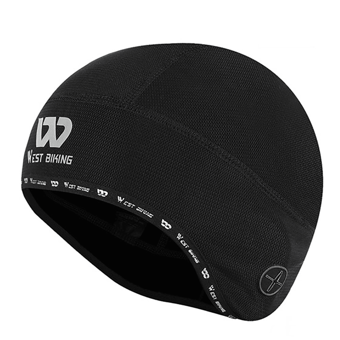 WEST BIKING Winter Sport Skull Caps with Headphone Plug Anti-Uv Windproof Thermal Cycling Helmet Hat Ski MTB Bike Bandana Headband Motorcycle Headwear