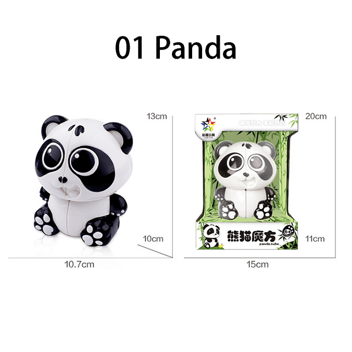 Panda/Tiger/Penguin/Mouse Animal Cube Puzzle Jigsaw Kids Educational Toys Gift