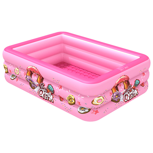 1.3/1.5/1.8/2.1M 3 Layer Inflatable Swimming Pool Baby Tub Folding Kids Bathtub Shower Outdoor Travel Water Sport