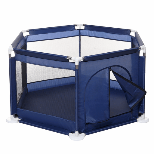 6 Sided Baby Playpen for Babies Baby Playard Infants Toddler 6 Panels Safety Folding Indoor Outdoor Kids Play Pens Baby Fence Game Toy Pool Tent