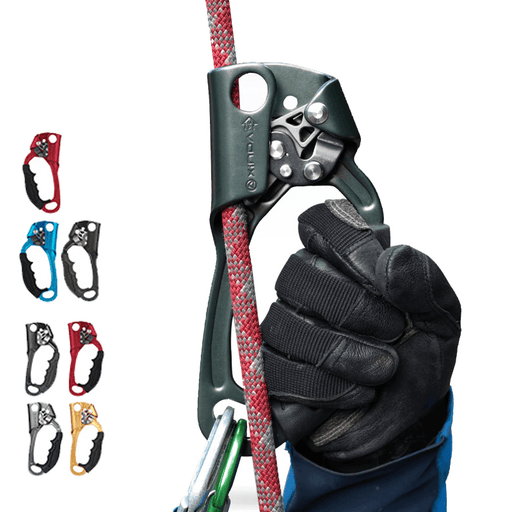 XINDA Outdoor Sports Rock Climbing Right Hand Ascender Device Mountaineer Left Handle Ascender Climbing Rope Tools