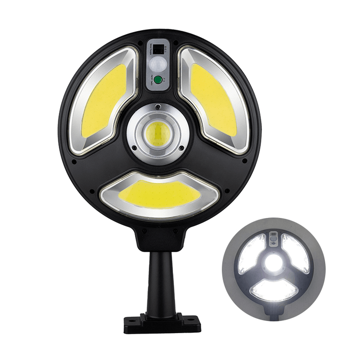 XANES® Solar Camping Light 3 Modes Sensor Garden Wall Light Outdoor COB LED Waterproof Smart Remote Control Lamp