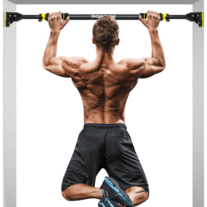 SGODDE Pull up Bar Horizontal Bar Portable Multifunctional Indoor Wall Mounted Non-Skid Safety Pullup Bar