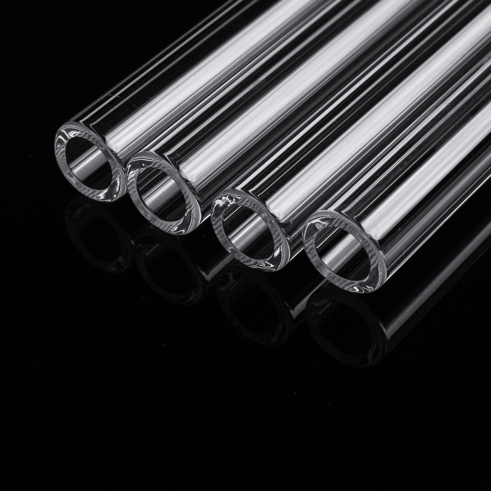 4Pcs 250Mm OD 7Mm 1.5Mm Thick Wall Borosilicate Glass Blowing Tubes