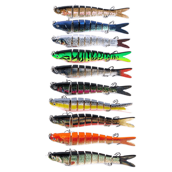 HENGJIA 10Cm 11.4G Hard Multi Jointed Lure Fishing Bait Fishing Lure