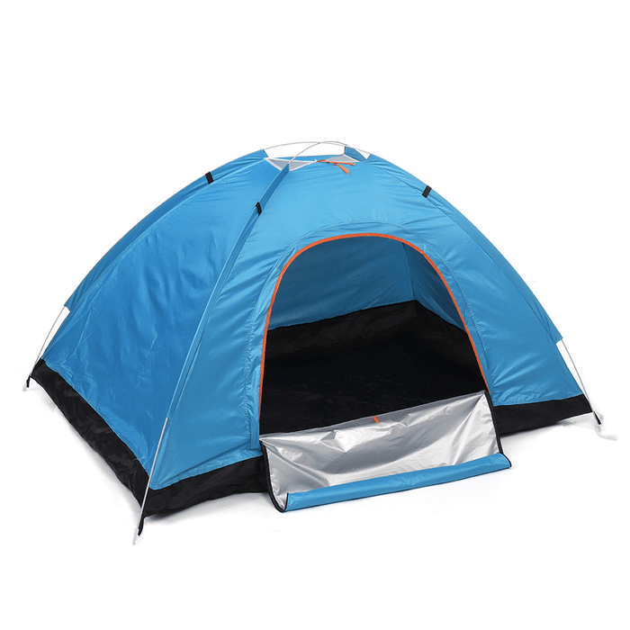 Portable Double Door Folding Tent 2-3People Waterproof Fully Automatic Tent Outdoor Camping Hiking Traveling Tent Sunshade