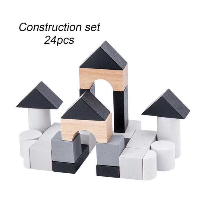 3D Puzzle Wood Blocks Toys Kids Intelligence Development Tangram Early Education Block Jigsaw