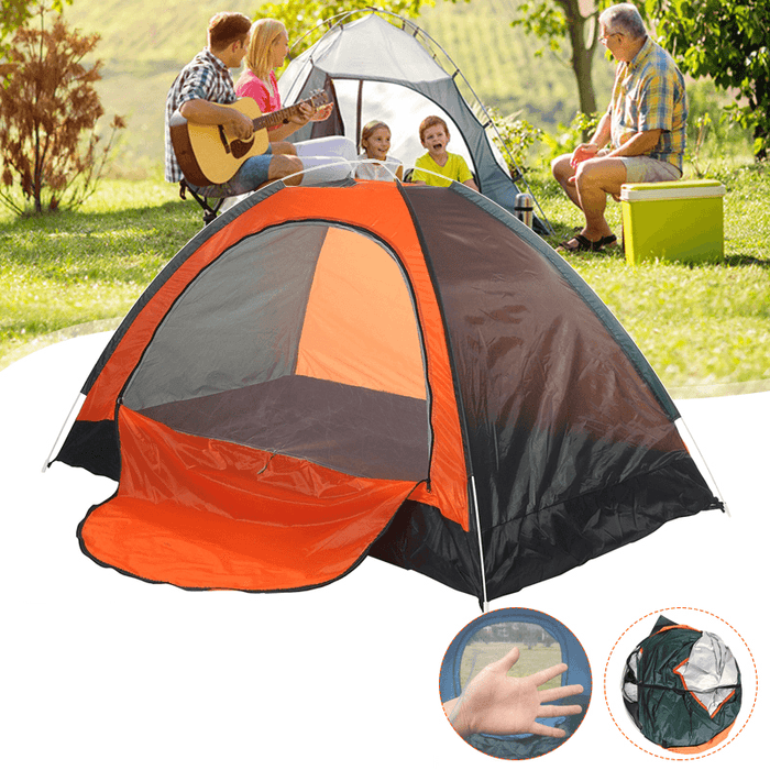 Ipree® 2~3 People Camping Tent Full Automatic Waterproof Windproof Sunshade Canopy Beach Awing Outdoor Travel