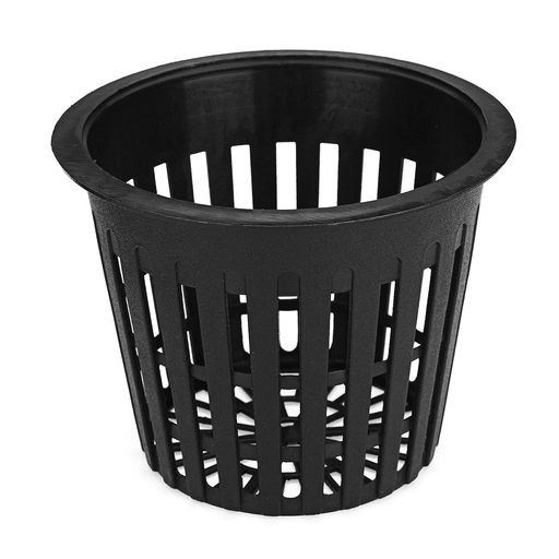 10Pcs Black Mesh Net Hydroponic Aeroponic Flower Container Plant Grow Pot Cup Planting Baskets