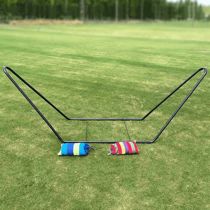 Red/Blue Portable Removable Hammock with Stand