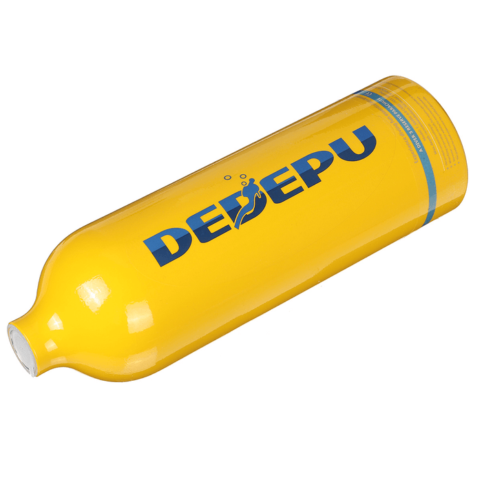 DEDEPU 1L Mini Scuba Diving Tank Set Oxygen Cylinder Air Tank with Snorkeling Glasses Underwater Scuba Diving Equipment