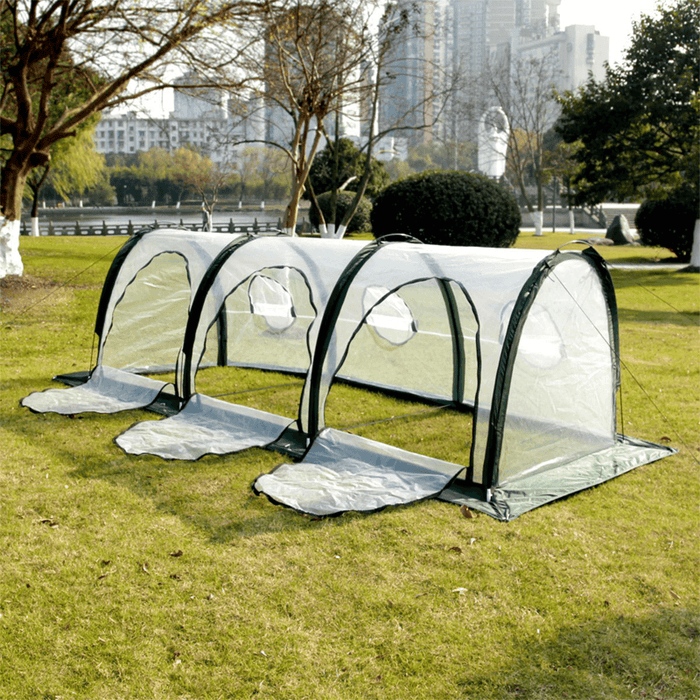 Waterproof PVC Garden Greenhouse Cover for Protecting Plants, Flowers, and Vegetables from Heat and Cold - 200x100x100cm