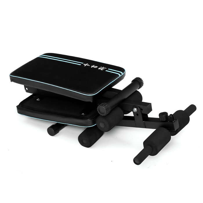 Multifunction Double Folding Exercise Bench Ab Sit-Ups Muscle Trainer Adjustable Bench Fitness Equipment