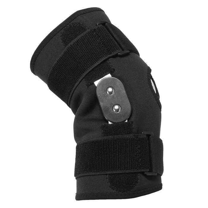 Double Hinged Full Knee Support Brace Pad Adjustable Aluminium Support Joint Protection