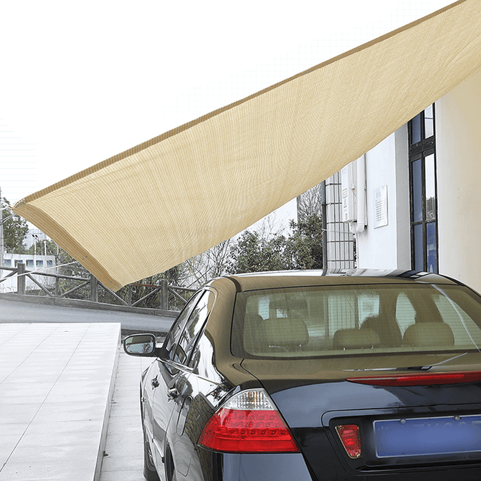 Sun Shade Net Sunscreen Waterproof Foldable Shade Coth Outdoor Top Canopy for Camping Garden Patio