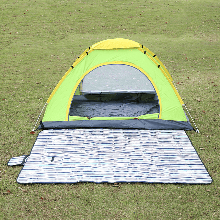 Outdoor Double 2 Persons Camping Tent Automatic Single Layer Beach Sunshade Canopy