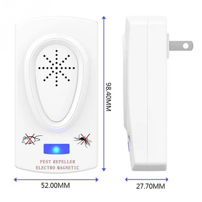 EU AU Plug Multi-Function White Pests Repeller Electronic Ultrasonic Mouse Rat Mosquito Dispeller Insect Rodent Control