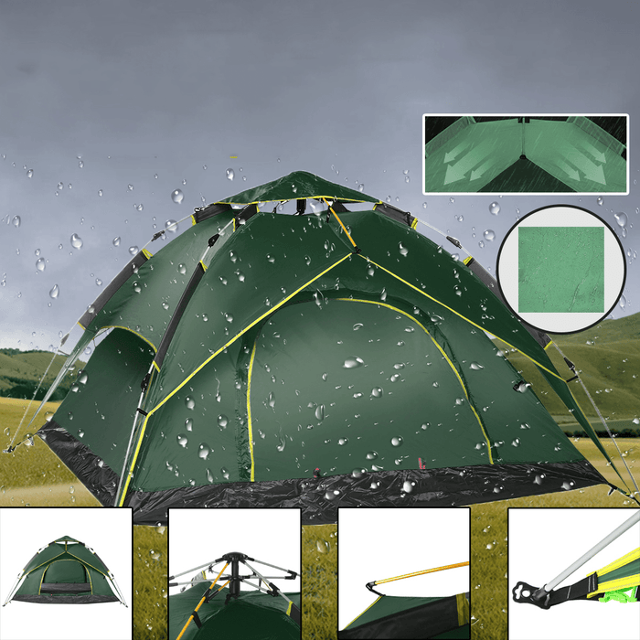 4-5 People Automatic Family Camping Tent Ultralight Sunshade Canopy Awning Outdoor Travel