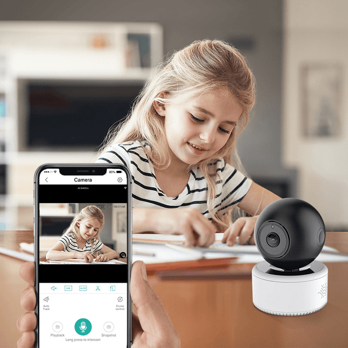 INQMEGA Smart Wifi Home Security Camera 3MP HD AI Humanoid Detection Night Vision 360° Wireless Camera PTZ Control Real-Time Intercom Indoor IP Camera Baby Monitor