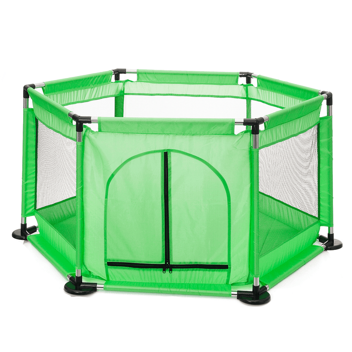 50Inch 6 Sided Baby Toddler Playpen Playinghouse for under 3 Years Old Interactive Kids Children Learning Playing Room with Safety Gate